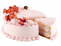 BEZGLUTENOWY Tort Truskawkowy 1,5 kg